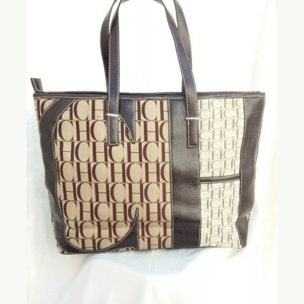 CH Carolina Herrera Signature Logo Tote